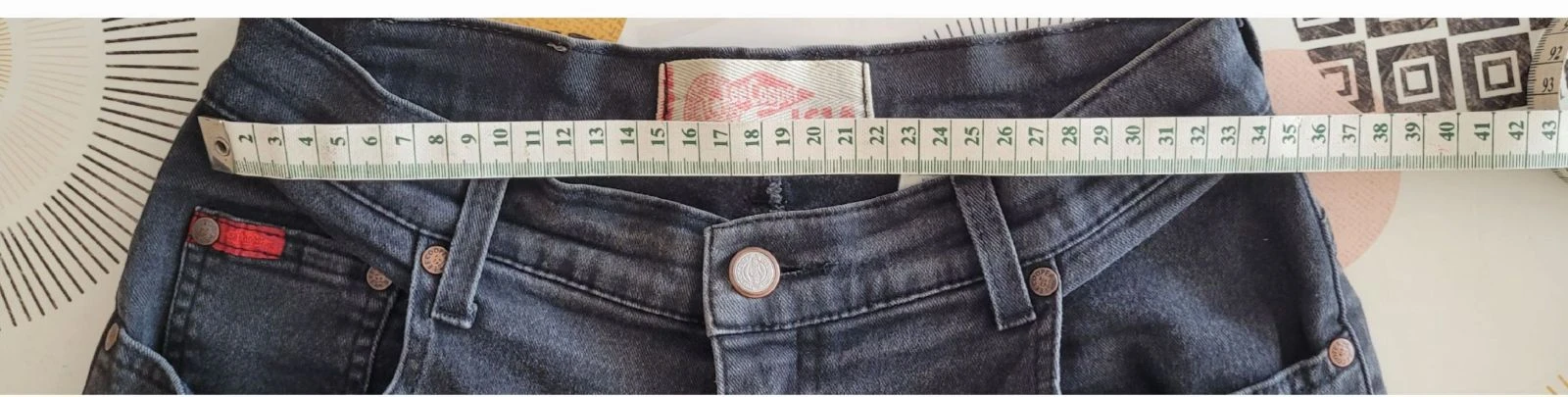 Lee Cooper Jeans TFr34/TXS-Modelo LC15-Corte Afilado e Cintura Alta - Cinza Escuro - em OT – photo 9